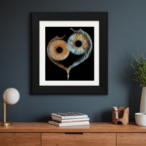 40 x 40 AHŞAP ÇERÇEVE TABLO